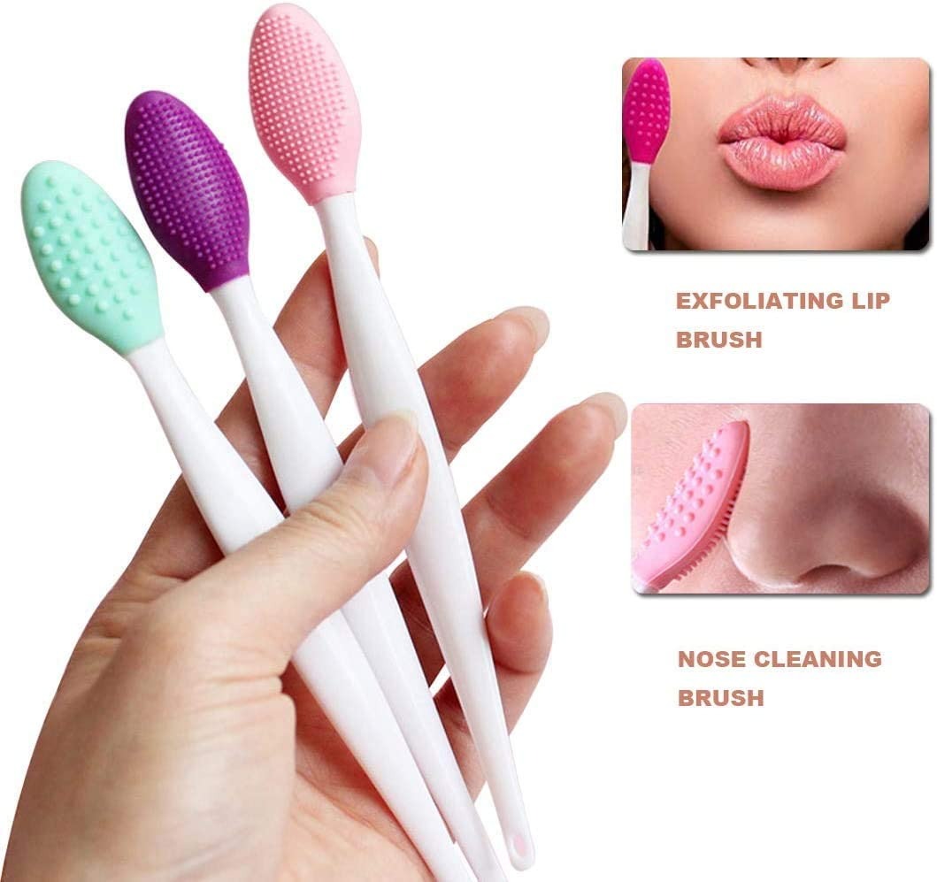 Laikou Blackhead Removal Silicone Nose Brush | Combo of 2